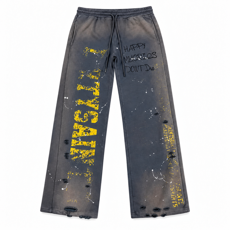 MEMORIES DIRTY BLUE PANTS